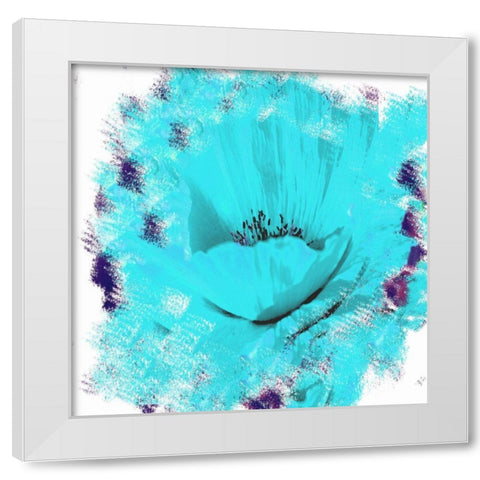 Rose Garden 2 White Modern Wood Framed Art Print by Lewis, Sheldon