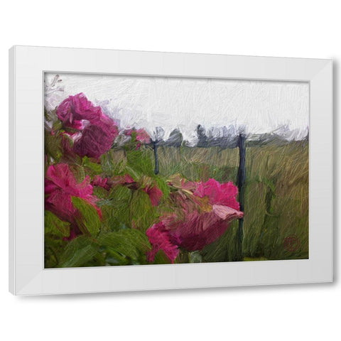 Seeing What Monet Saw White Modern Wood Framed Art Print by Butcher, Sarah