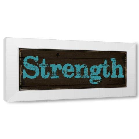 Strength 2 White Modern Wood Framed Art Print by Greene, Taylor