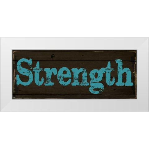 Strength 2 White Modern Wood Framed Art Print by Greene, Taylor