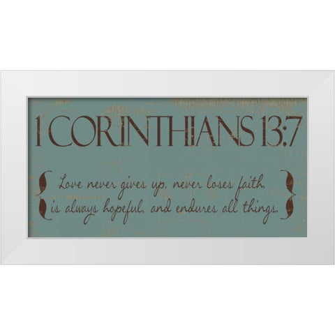 I CAN DO ALL THINGS F White Modern Wood Framed Art Print by Greene, Taylor