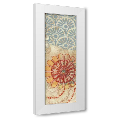 FLORA TRANCE V White Modern Wood Framed Art Print by Greene, Taylor