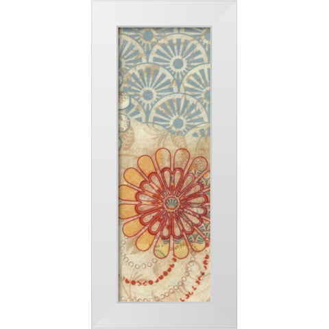 FLORA TRANCE V White Modern Wood Framed Art Print by Greene, Taylor