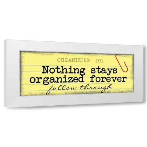 Follow Through White Modern Wood Framed Art Print by Greene, Taylor