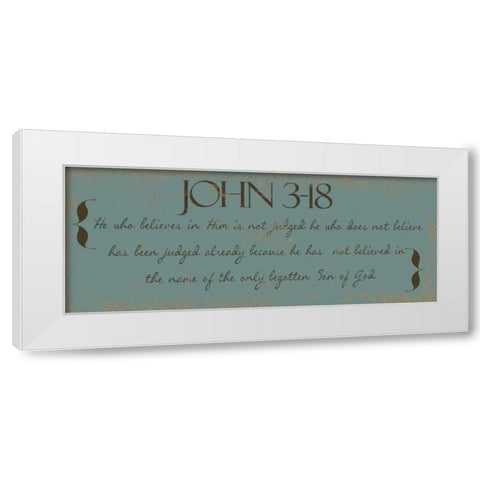 SON OF GOD White Modern Wood Framed Art Print by Greene, Taylor