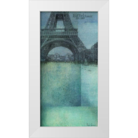 City Hues I White Modern Wood Framed Art Print by Greene, Taylor