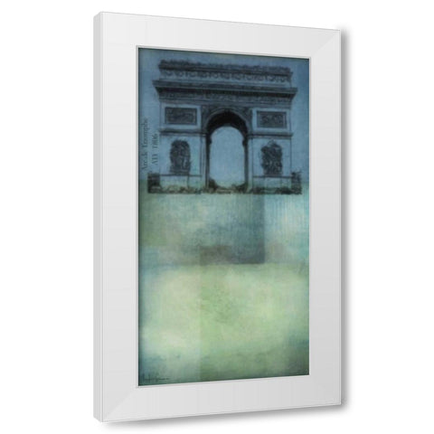 City Hues II White Modern Wood Framed Art Print by Greene, Taylor