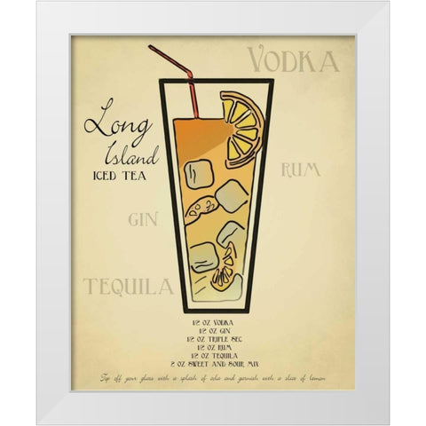Long Island White Modern Wood Framed Art Print by Greene, Taylor