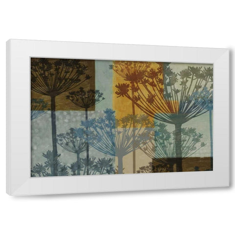 SUMMER BREEZE White Modern Wood Framed Art Print by Greene, Taylor