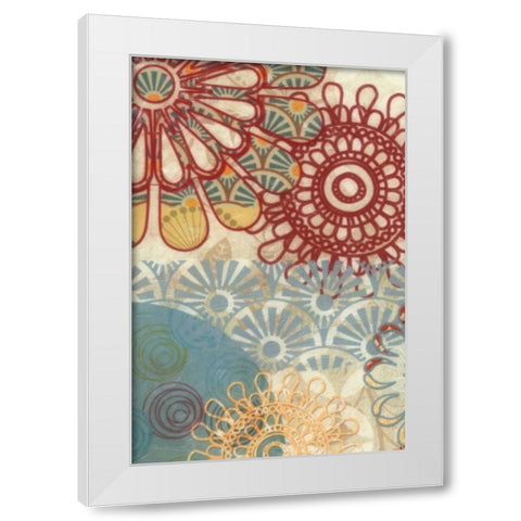 FLORA TRANCE VI White Modern Wood Framed Art Print by Greene, Taylor