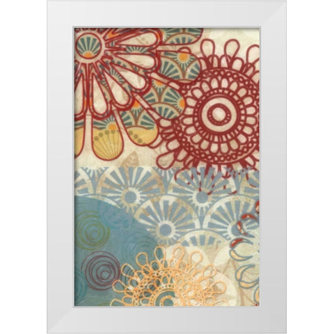 FLORA TRANCE VI White Modern Wood Framed Art Print by Greene, Taylor