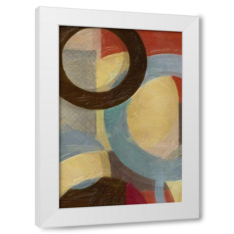 HALO WEAVE V White Modern Wood Framed Art Print by Greene, Taylor