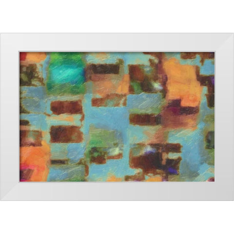 SPECTRUM White Modern Wood Framed Art Print by Greene, Taylor