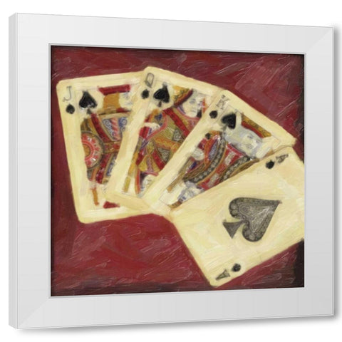 CLASSIC CARDS White Modern Wood Framed Art Print by Greene, Taylor