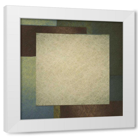 Contemporary Border 1 White Modern Wood Framed Art Print by Greene, Taylor