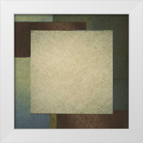 Contemporary Border 1 White Modern Wood Framed Art Print by Greene, Taylor