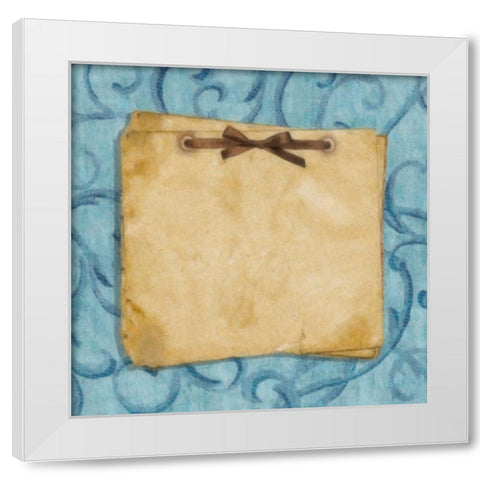 Journaling 1 White Modern Wood Framed Art Print by Greene, Taylor