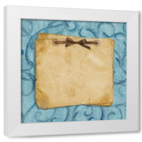 Journaling 2 White Modern Wood Framed Art Print by Greene, Taylor
