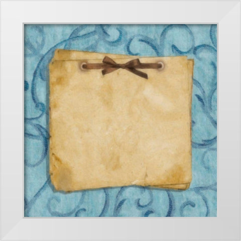 Journaling 2 White Modern Wood Framed Art Print by Greene, Taylor