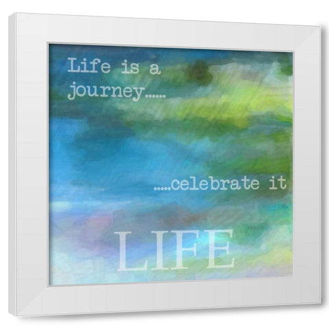 LIFE White Modern Wood Framed Art Print by Greene, Taylor