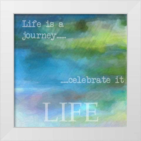 LIFE White Modern Wood Framed Art Print by Greene, Taylor