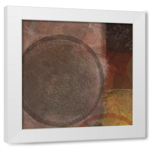 KINESIS RED I White Modern Wood Framed Art Print by Greene, Taylor