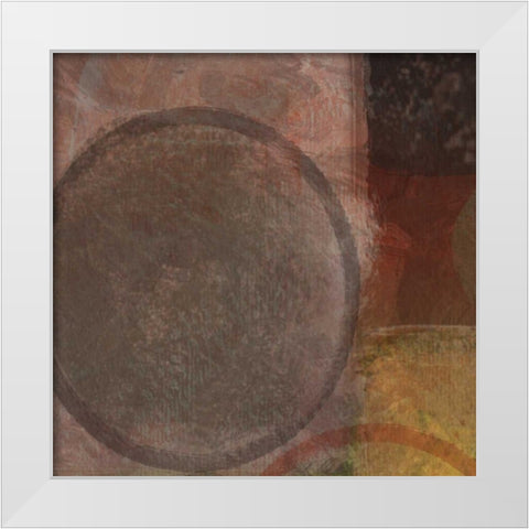 KINESIS RED I White Modern Wood Framed Art Print by Greene, Taylor