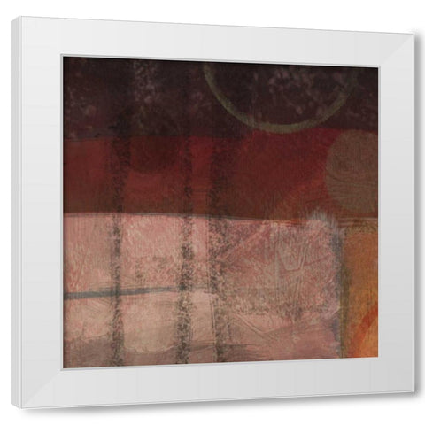 KINESIS RED II White Modern Wood Framed Art Print by Greene, Taylor