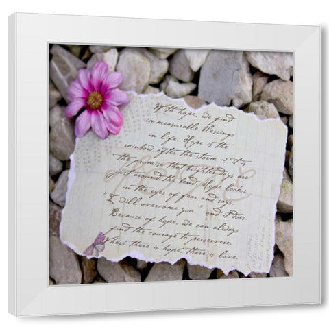 Rocks 2 White Modern Wood Framed Art Print by Greene, Taylor