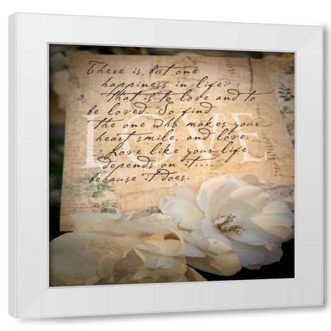 Postcard 2 White Modern Wood Framed Art Print by Greene, Taylor