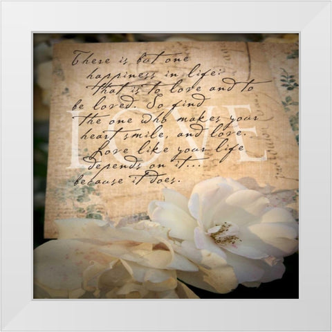 Postcard 2 White Modern Wood Framed Art Print by Greene, Taylor