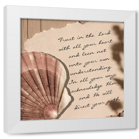 Shell 1 White Modern Wood Framed Art Print by Greene, Taylor