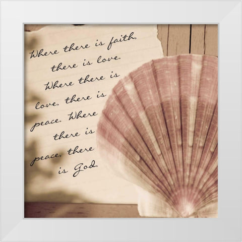 Shell 2 White Modern Wood Framed Art Print by Greene, Taylor