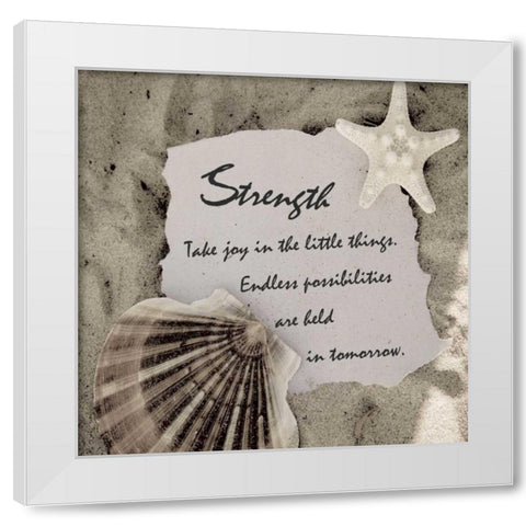 Shell Group 2 White Modern Wood Framed Art Print by Greene, Taylor