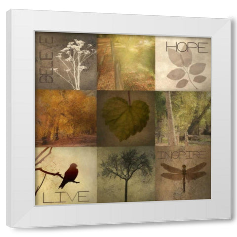 Silhouette Beauty 3 White Modern Wood Framed Art Print by Greene, Taylor