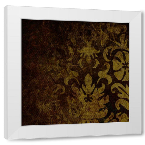 OSCAR GOLD B1 White Modern Wood Framed Art Print by Greene, Taylor