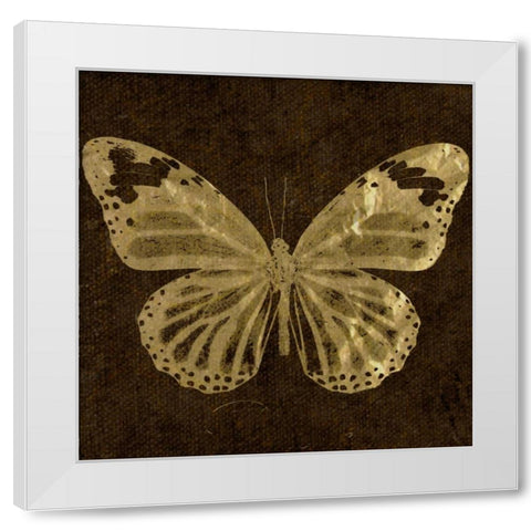 OSCAR GOLD B5 White Modern Wood Framed Art Print by Greene, Taylor