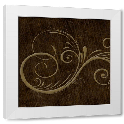 OSCAR GOLD B6 White Modern Wood Framed Art Print by Greene, Taylor