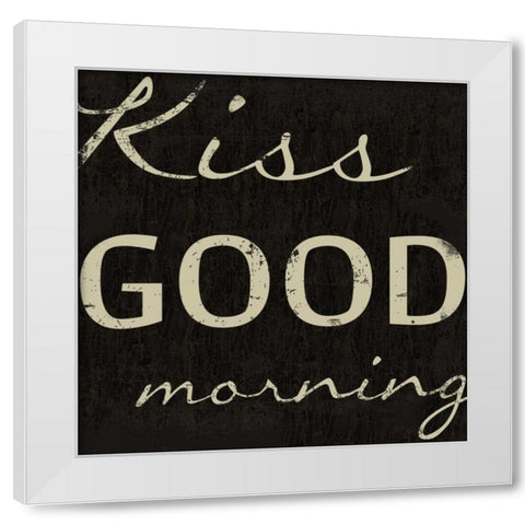 MORNING White Modern Wood Framed Art Print by Greene, Taylor