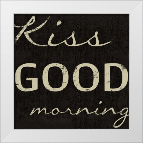 MORNING White Modern Wood Framed Art Print by Greene, Taylor