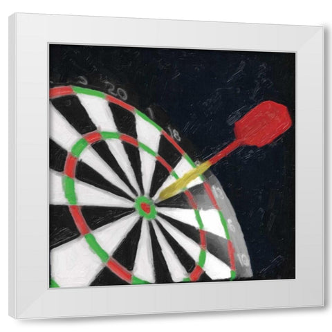 EYE OF THE BULL White Modern Wood Framed Art Print by Greene, Taylor