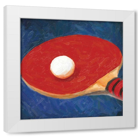 GAMING PING PONG White Modern Wood Framed Art Print by Greene, Taylor