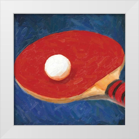 GAMING PING PONG White Modern Wood Framed Art Print by Greene, Taylor