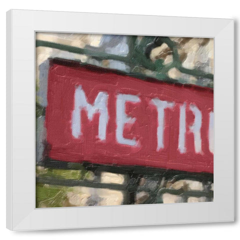 Travel 9 F White Modern Wood Framed Art Print by Greene, Taylor