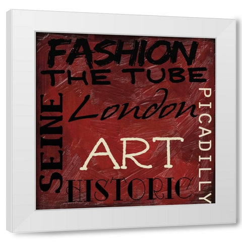 Travel 9 K White Modern Wood Framed Art Print by Greene, Taylor