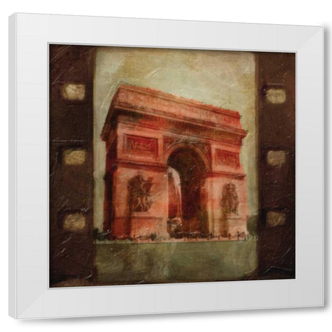 Travel 9 L White Modern Wood Framed Art Print by Greene, Taylor
