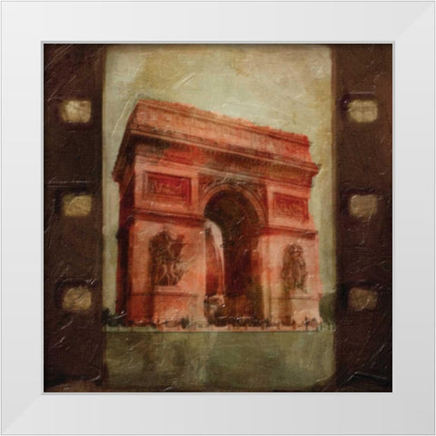 Travel 9 L White Modern Wood Framed Art Print by Greene, Taylor