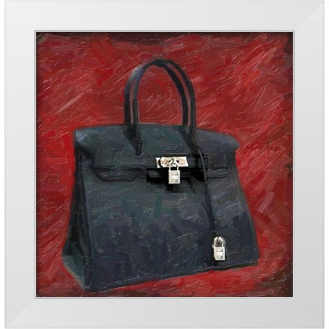 Fashion Bag White Modern Wood Framed Art Print by Greene, Taylor