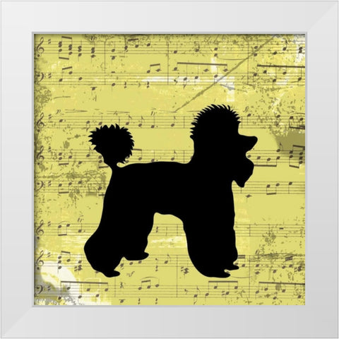 Good Boy 2 White Modern Wood Framed Art Print by Greene, Taylor