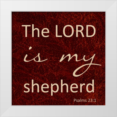 MY SHEPHERD White Modern Wood Framed Art Print by Greene, Taylor